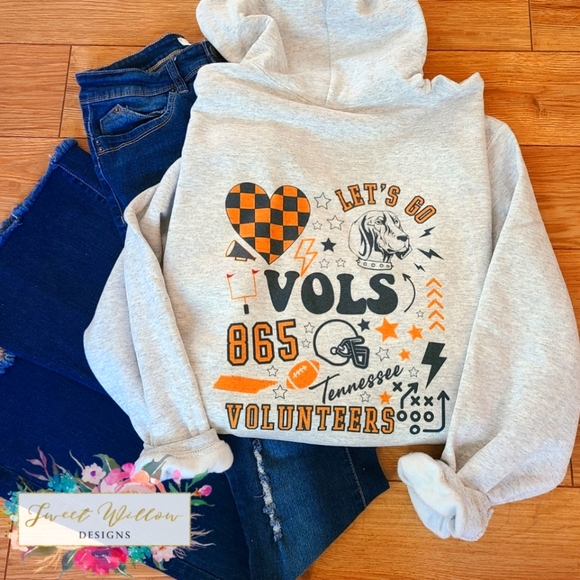 Tennessee Volunteers Vols Hoodie Sweatshirt - Picture 1 of 2